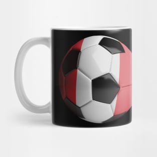 Peru Soccer Ball Mug